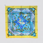 Vintage Hermes Silk Scarf "Tropiques"