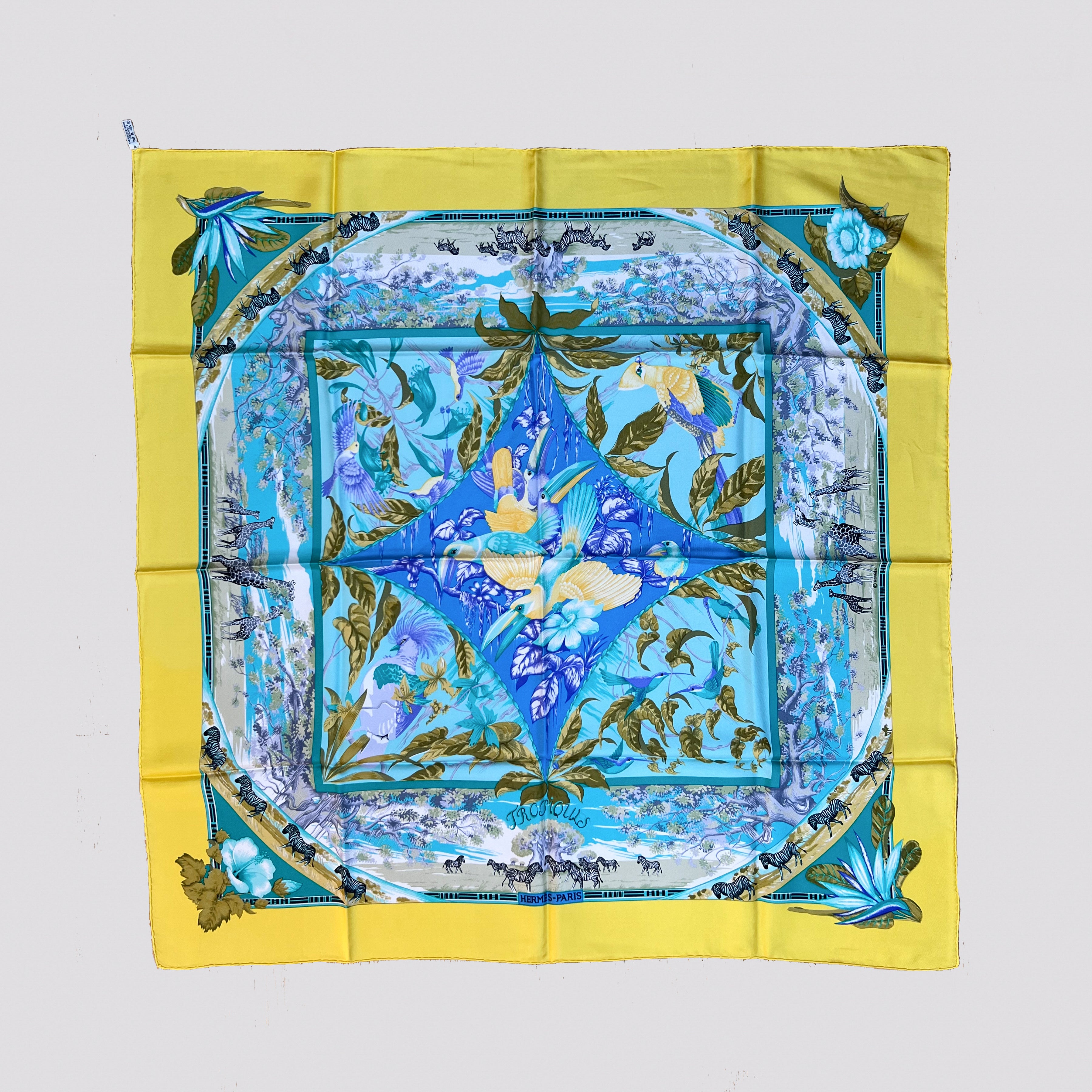 Vintage Hermes Silk Scarf 