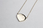 Grey Diamond Slice Necklace