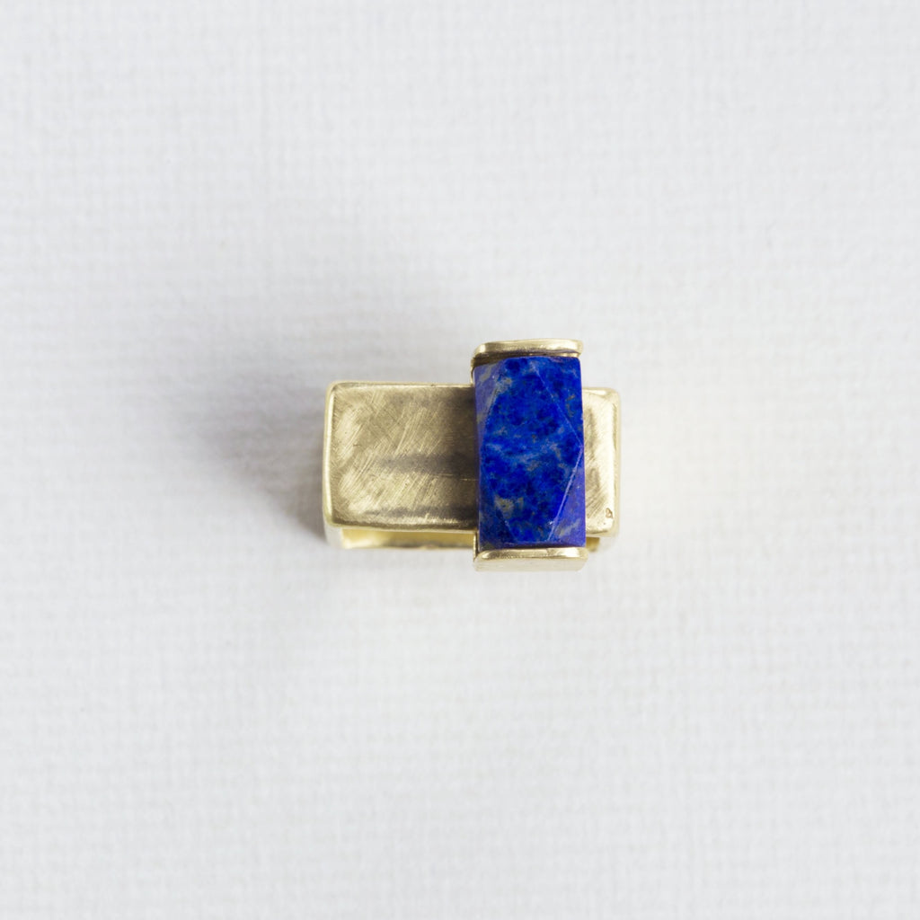 Gold Ring with Lapis Lazuli TO ORDER