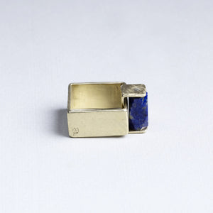 Gold Ring with Lapis Lazuli TO ORDER
