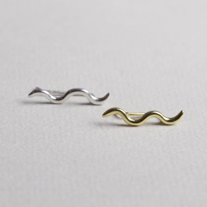 Gold and Silver Climber Earslide