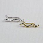Gold and Silver Climber Earslide