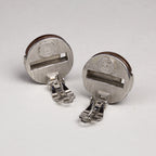 Vintage Givenchy Wood and Metal Clip-ons