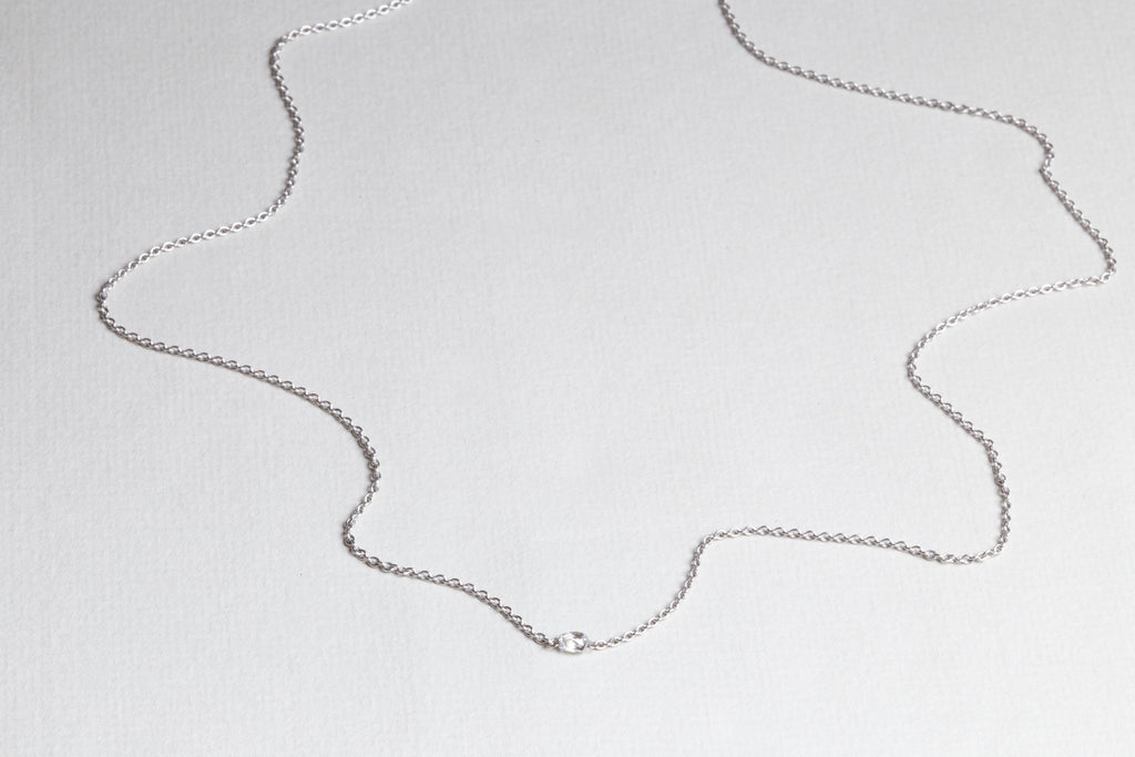 White Gold Diamond Necklace