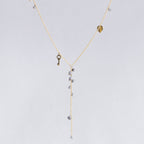 22ct Gold Heart and Key Necklace
