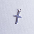 Silver Cross Pendant Charm