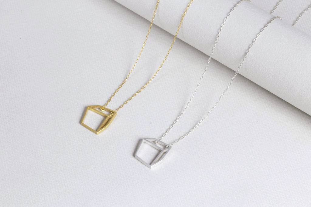 Small Cube Necklace