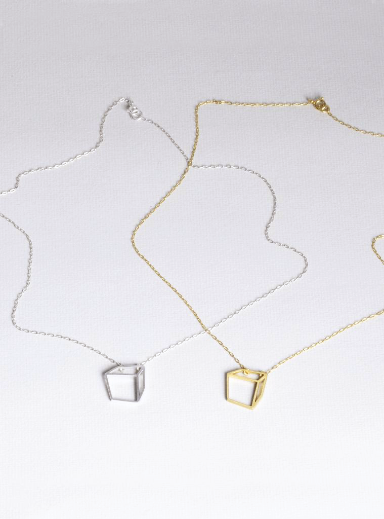 Small Cube Necklace