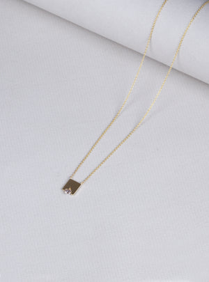 Yannis Sergakis Gold Pendant Necklace with Brown Diamond