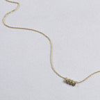 The backside of the necklace