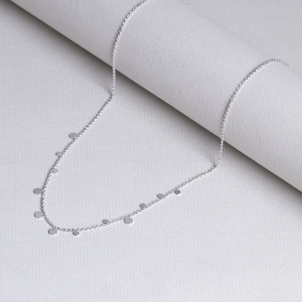 Multi Disc Dot Necklace