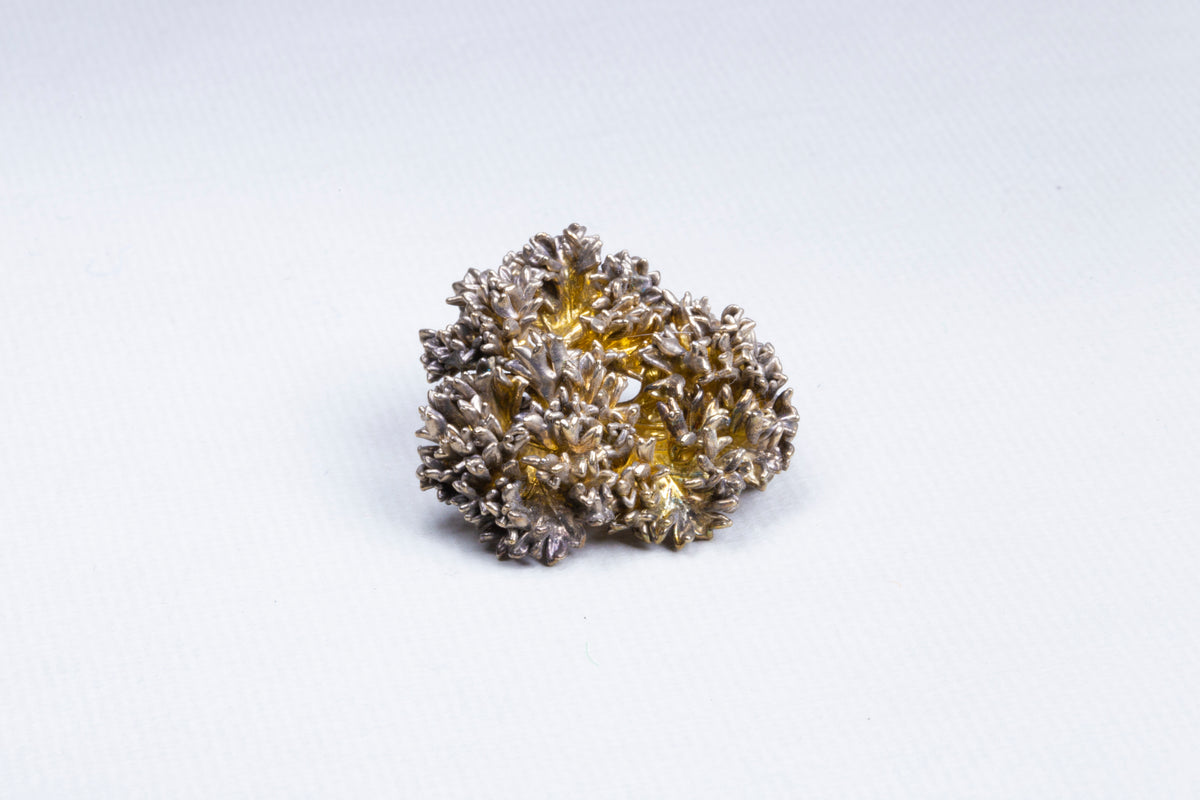 Sterling Silver Leaf Brooch
