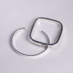 Silver Flat Bangle Bracelet