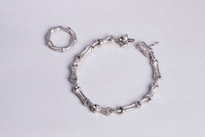 Vintage Sterling Silver Bracelet and Ring