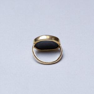 Hematite Greek Ring