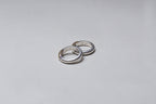 Silver and Gold Ring with Ruby and Sapphire