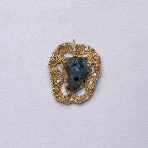 Vintage 18ct Gold Pendant with Diamonds