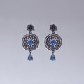 Oxdised Diamonds Stud Earring