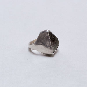 Sterling Silver Ring with Pyrite