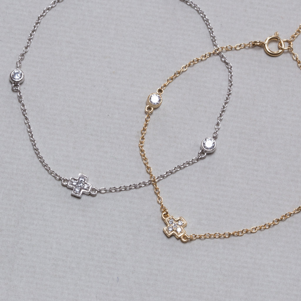 Cross Chain Bracelet