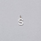 Initial Letter Charm in Gold and Silver