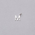 Initial Letter Charm in Gold and Silver