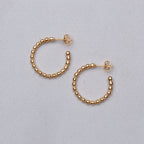 Bobble Hoop Earrings