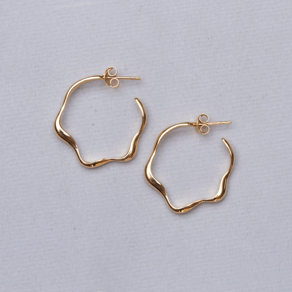Wonky Hoop Earrings