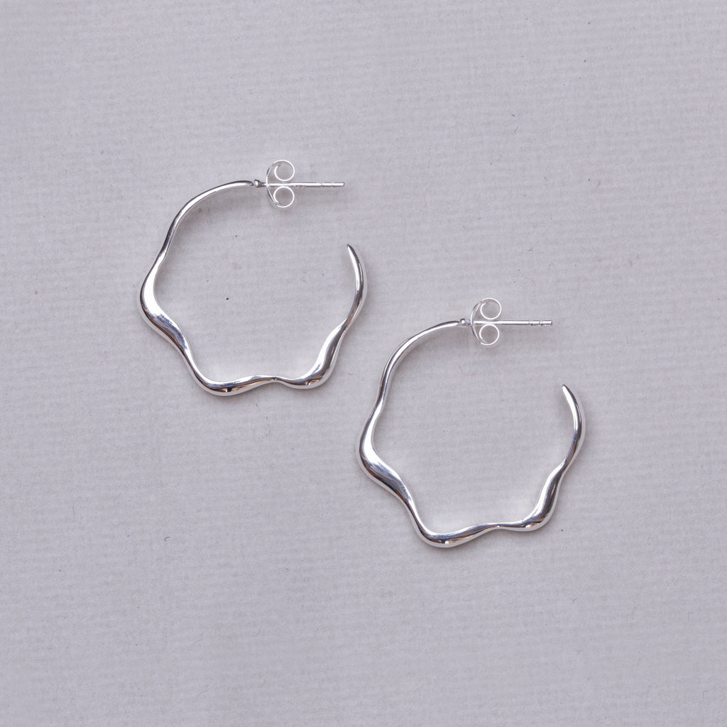 Wonky Hoop Earrings