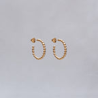 Bobble Hoop Earrings