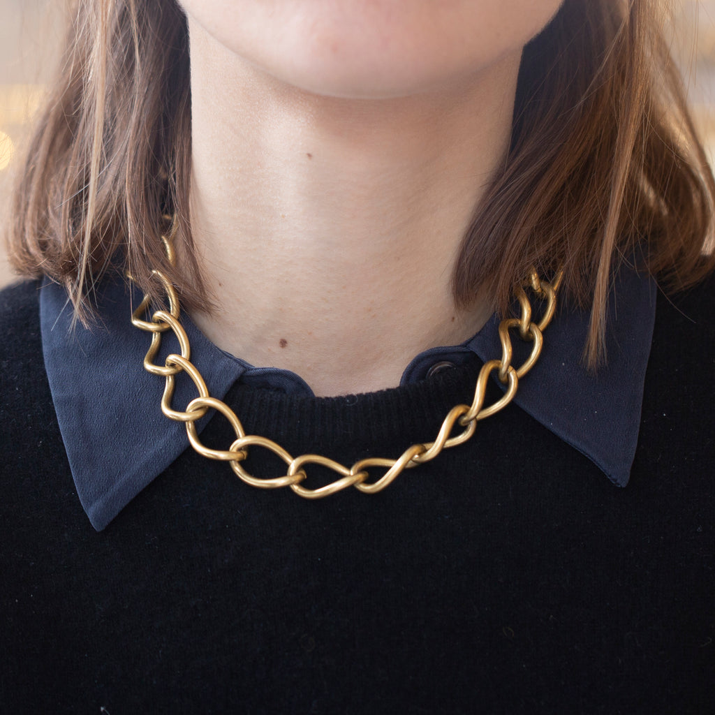 Vintage Gold Chain Necklace