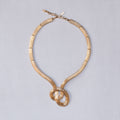 Vintage Gold Twisted Necklace