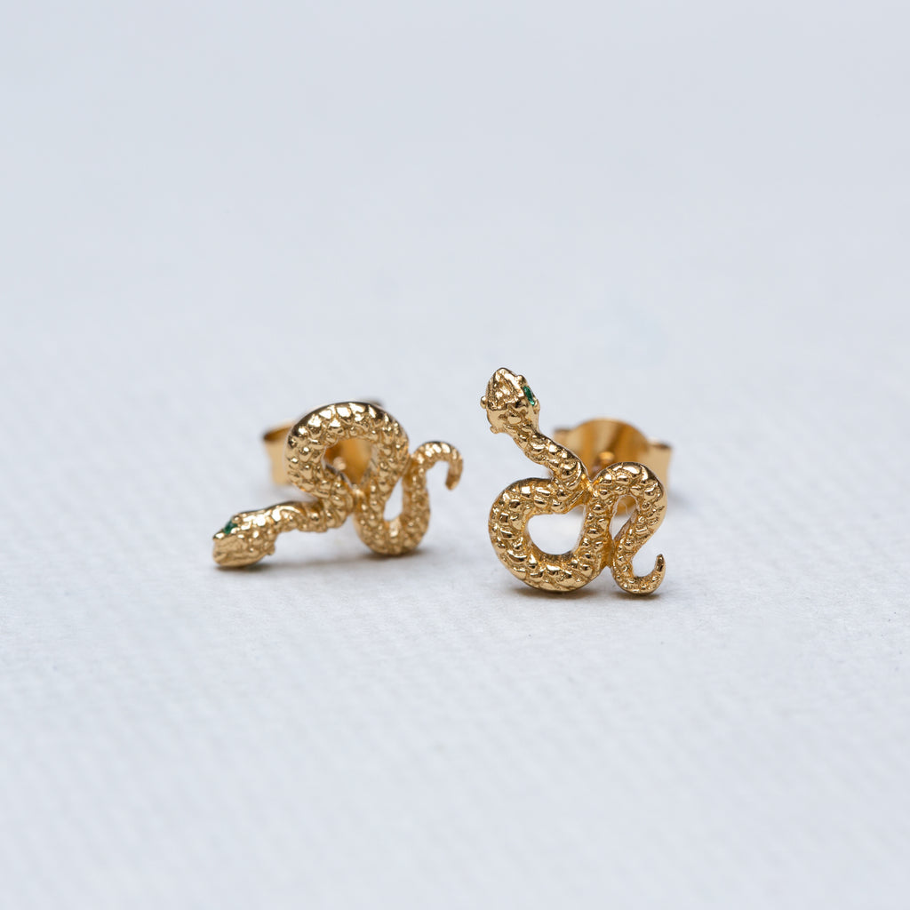 Snake Stud Earrings