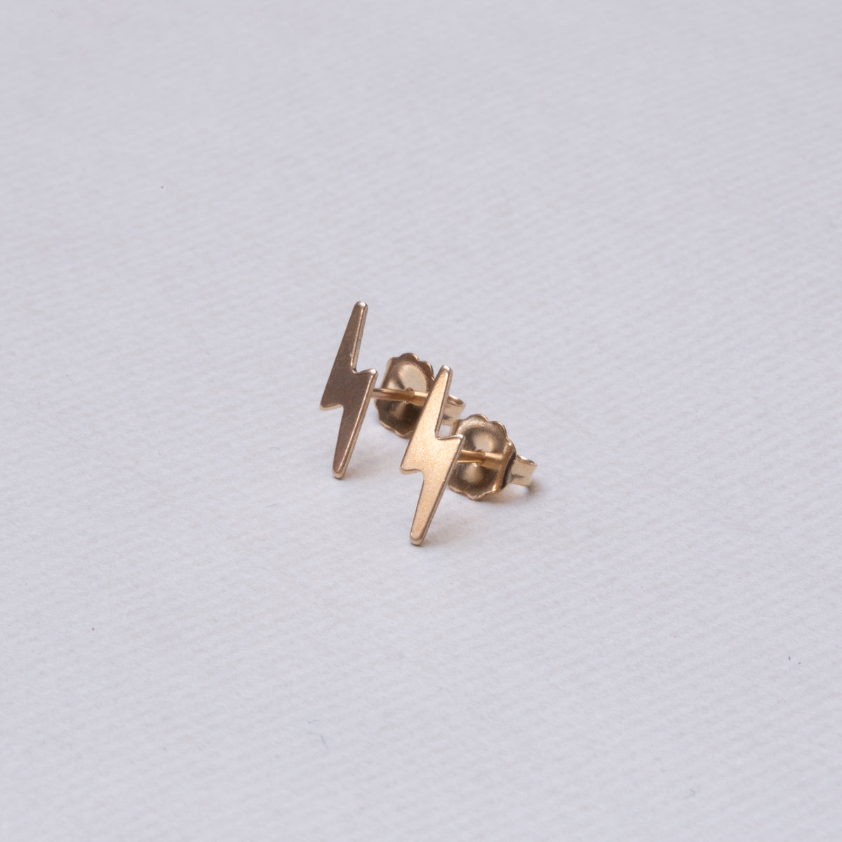 Lightning Bolt Stud Earrings
