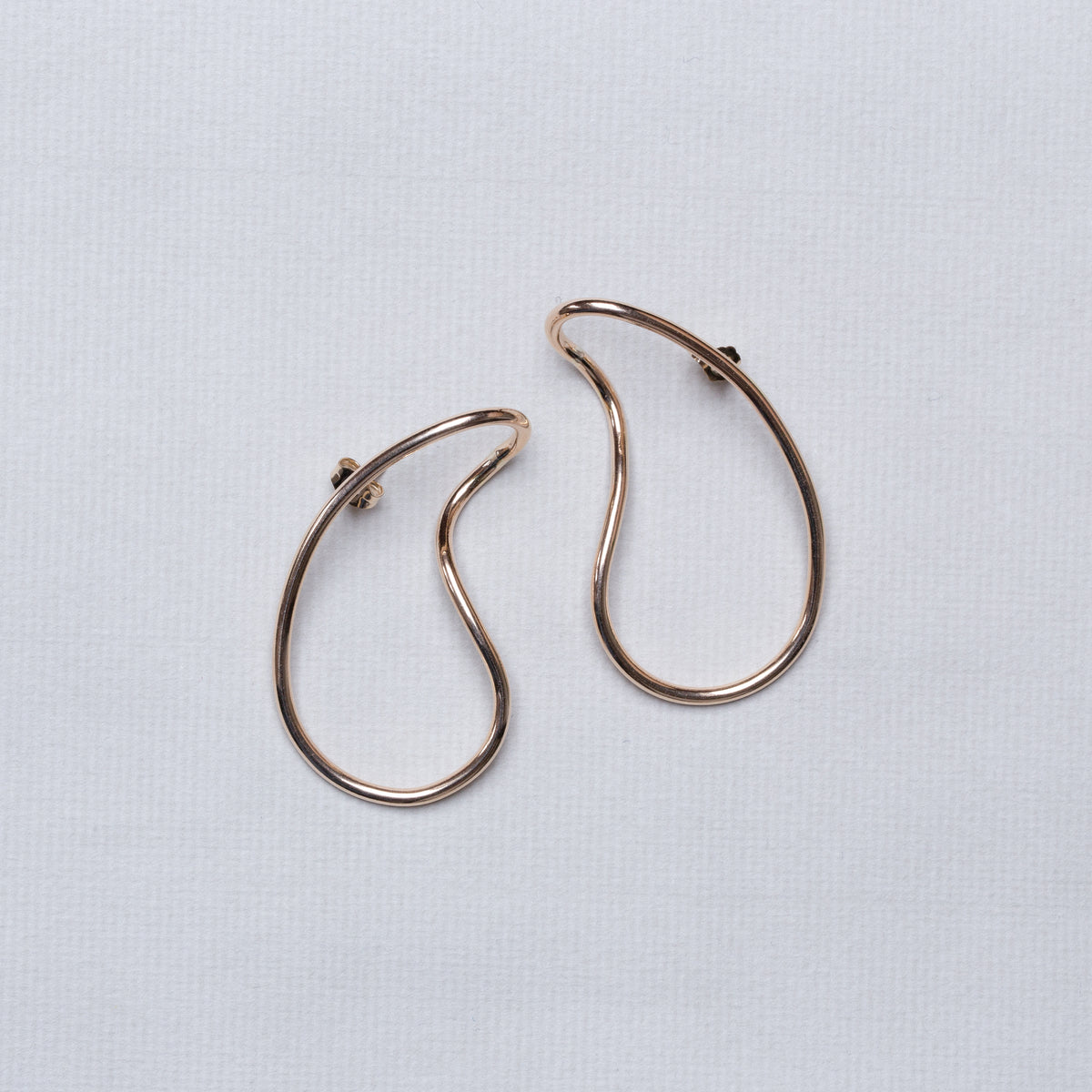 Teardrop Stud Earrings