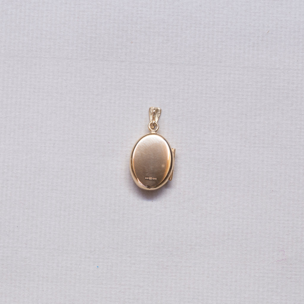 9ct Gold Locket with Diamond