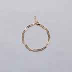 Gold-Plated Silver Chain Bracelet