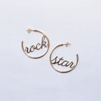Rock Star Hoop Earrings