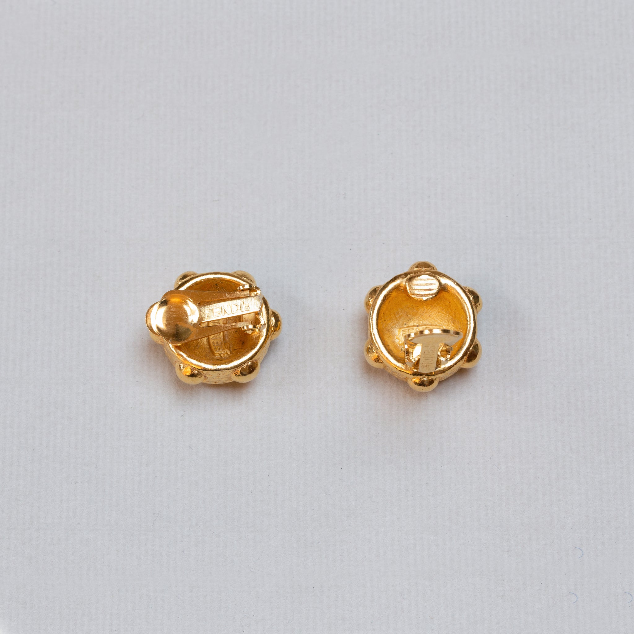 Earrings Fendi Gold in Other - 37610816