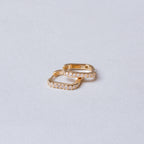 Square Huggie Earrings