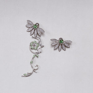 Vintage Daisy Drop and Stud Earrings