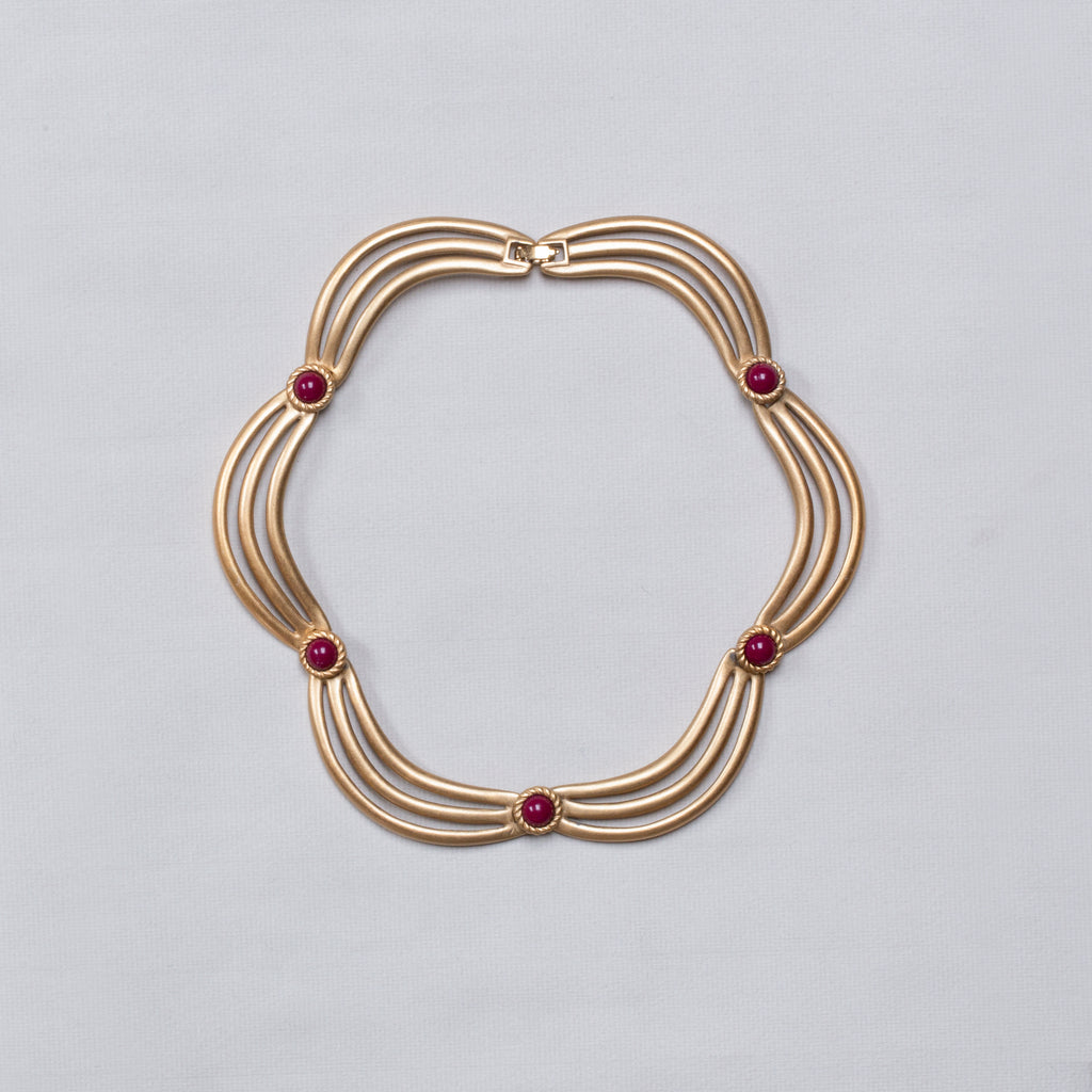 Vintage Gold Choker Necklace