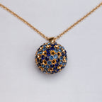 Gold Globe Pendant Necklace