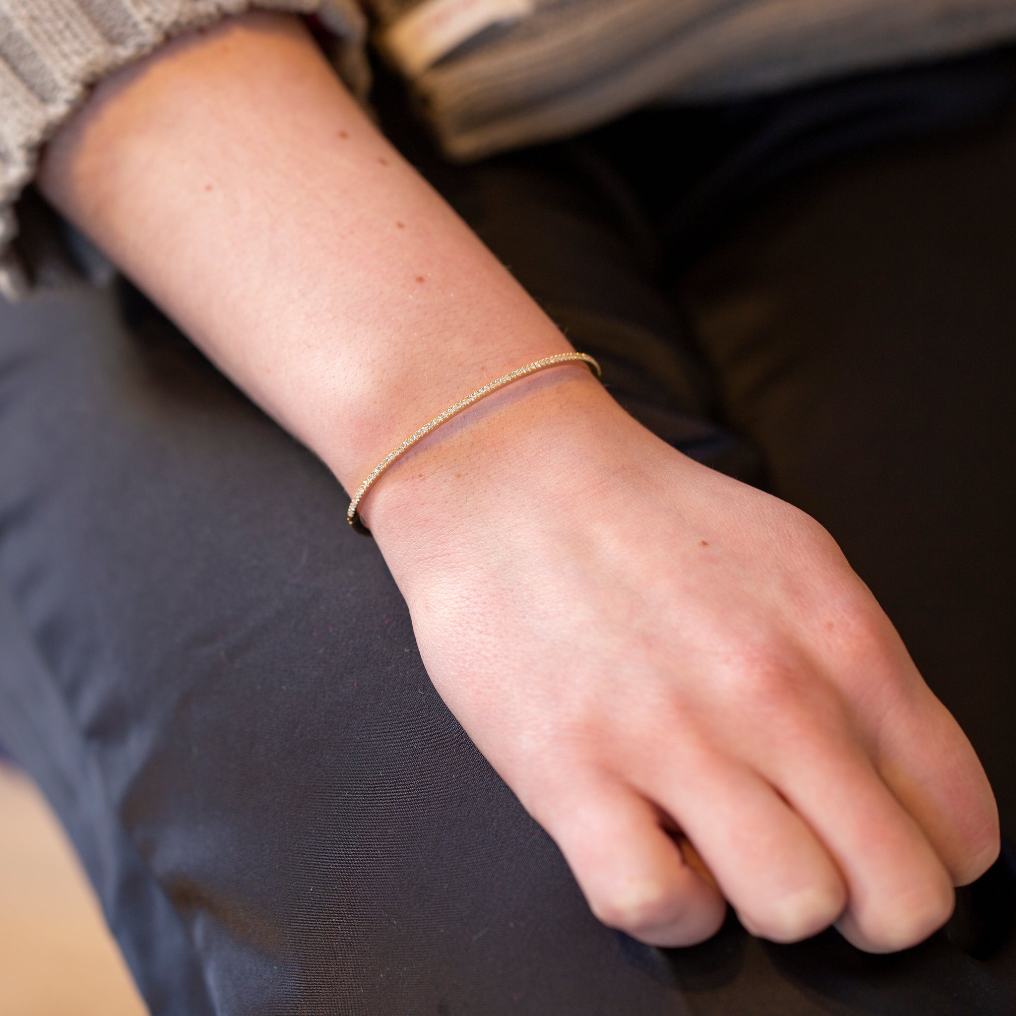 Sterling Silver Or 18ct Gold And Pearl Bracelet By Hurleyburley |  notonthehighstreet.com