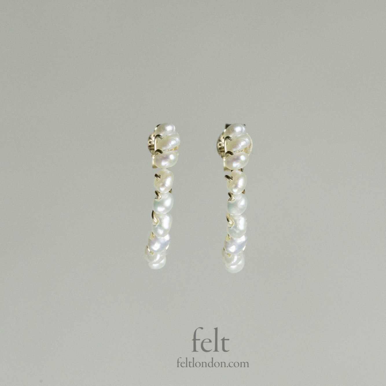 adorable mini version of the super favourite aga pearl hoops