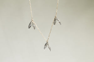 delicate and sophisticated lotus leaf necklace