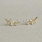 these darling branches are also available in gold plated silver!