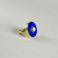ring inspired by felt's owner antique button