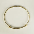 Gold Plated Resizable Bangle